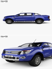 Ford Ranger 2011 3D Model