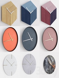 Collection of wall clocks Bolia