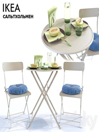 Table and Chair SALTHOLMEN Ikea Saltholmen