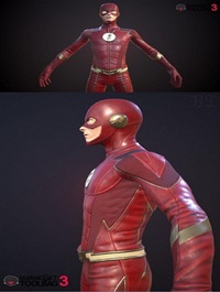 The Flash 3D Model