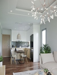 Living Room & Kitchen by Dang Quang