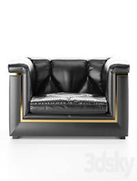 Armchairs leather classic