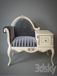 Armchair with telephone table Milano 8802