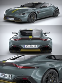 Aston Martin Vantage AMR 2020 3D Model