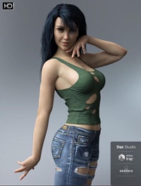 Caroline HD for Genesis 8 Female