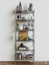 IKEA shelves section OMAR 3D Model