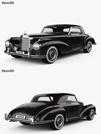 Mercedes-Benz 300 (W188) S Coupe 1951 3D model