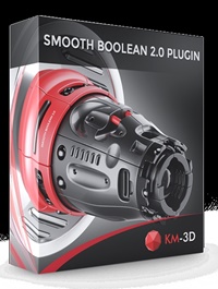 KM-3D SmoothBoolean v2.0 for 3ds Max 2013 - 2021