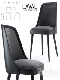 LAVAL LEATHER CHAIR