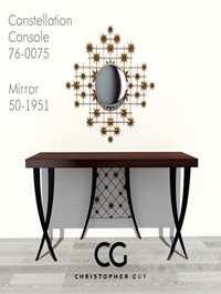 Christopher Guy Console and Mirror