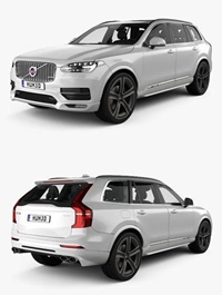 Volvo XC90 Heico with HQ interior 2016 3D Model