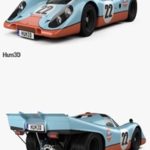 Porsche 917 K 1969 3D model