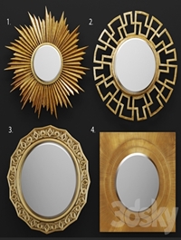 A set of mirrors