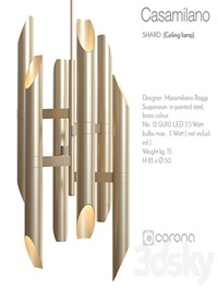 Casamilano shard ceiling lamp