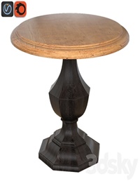 Hooker, Furniture ,Sanctuary, Wood, Round ,Accent, Table, 5402-50001
