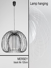 Lampa wiszaca MERSEY black