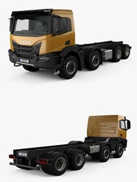 Iveco X-Way Chassis Truck 2020 3D model