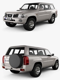 Nissan Patrol (Y61) 2004 3D model