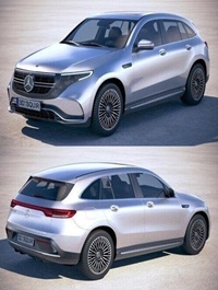 Mercedes-Benz EQC AMG 2020 3D Model