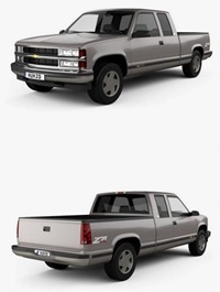 Chevrolet C1500 (K1500) Extended Cab 1988