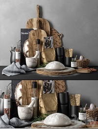 Kitchen decor set 02