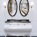 Set of furniture Eurodesign Prestige doppio lavabo White painted