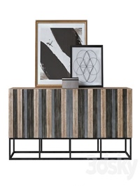 Hooker Melange Brady Credenza