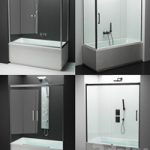 Set of shower cabins Radaway 9 + appliances