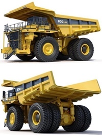 Mining dump truck Komatsu 830E-AC