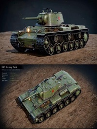 WW2 Soviet Tank KV1