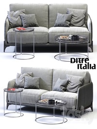 Ditre Italia ELLIOT 3-er Sofa