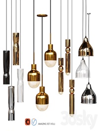 Four Pendant Lights amazing set vol2