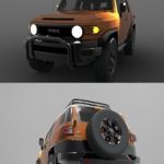 Toyota FJ Cruiser Detailed Design 3D Model