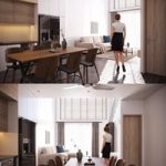 Kitchen – Livingroom Scene By Mai Long