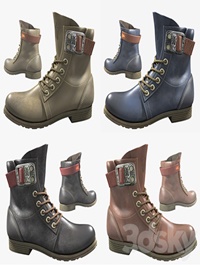 Fly London Stay Rug Womens Biker Boots