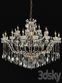 Chandelier Crystal Lux Hollywood SP20 + 10 Gold