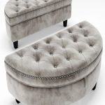 Baldy Tufted Storage Ottoman (re-casting)