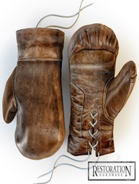 Restoration Hardware, Vintage Leather Boxing Gloves