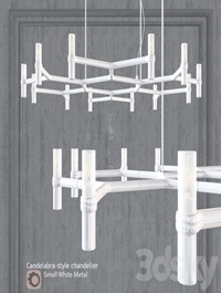 Chandelier EQUINOX CHANDELIER Small White Metal