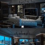Living Room – Kitchen Interior by Nguyen Hai Long