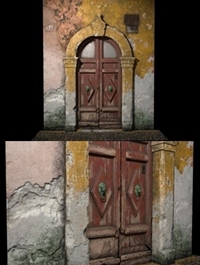 Old italian door