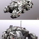 Sci Fi Military Armor Vehicle