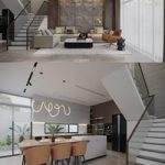 Interior Kitchen – Livingroom 02 Scene By Nguyen Ngoc Tung
