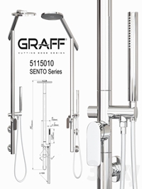 Graff Shower set 5115010 SENTO Series