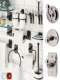 Bathroom accessories Nanzaquatic. Collections: Baluster, Functional, Art Deco.