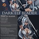 Dark Elf Blader – Game Ready