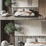 Wabi-Sabi-style bedroom 03