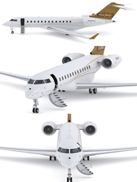 Bombardier Global 6000 3D model