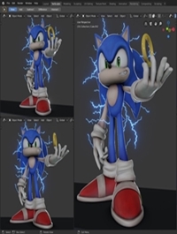 Character Sculpt Package #24 - Sonic