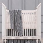 RH Belle Upholstered Crib (Antique Grey Mist)
